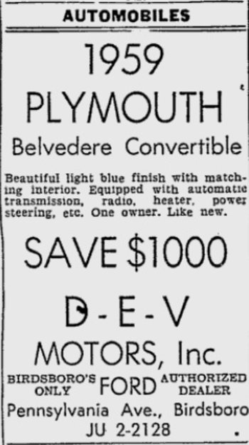 Belvedere cvt - Reading eagle - Aug 29, 1959.jpg