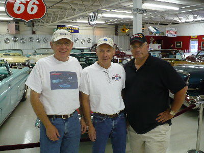 Tom & Merle visit Colorado and John Q.   
This photo was taken in the Arvada car museum, a few minutes from John's house. 
