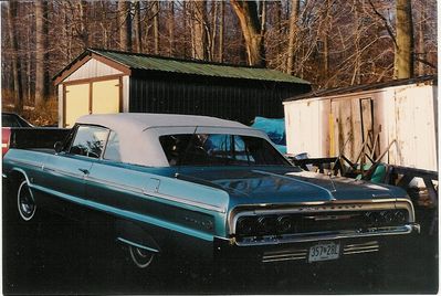 Curt's first classic car 
The only other old car I bought was in 1989, a 1964 Chevrolet Impala SS convertible for $3,500 and invested another $7,000 in her up to 1994 when I sold her at Carlisle. 
