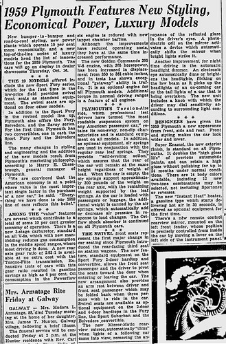 New styling - Schenectady gazette - Oct 8, 1958.jpg